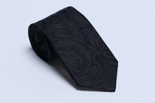 Black Paisley Ties